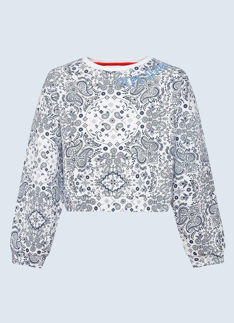 Sudaderas Pepe Jeans Mexico Online Frances Printed Ni a Blancos